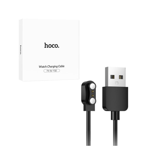 Carregador Sem Fio Hoco Para Smartwatch Y3/Y4 Preto